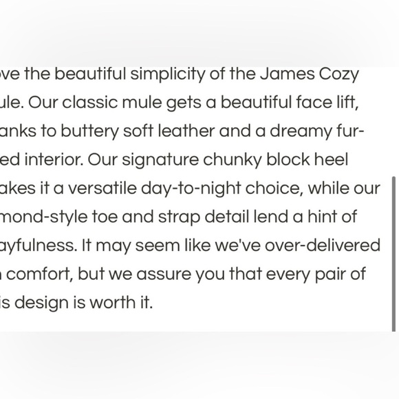 New Free People James Cozy Mule size 9.5 - Picture 5 of 16